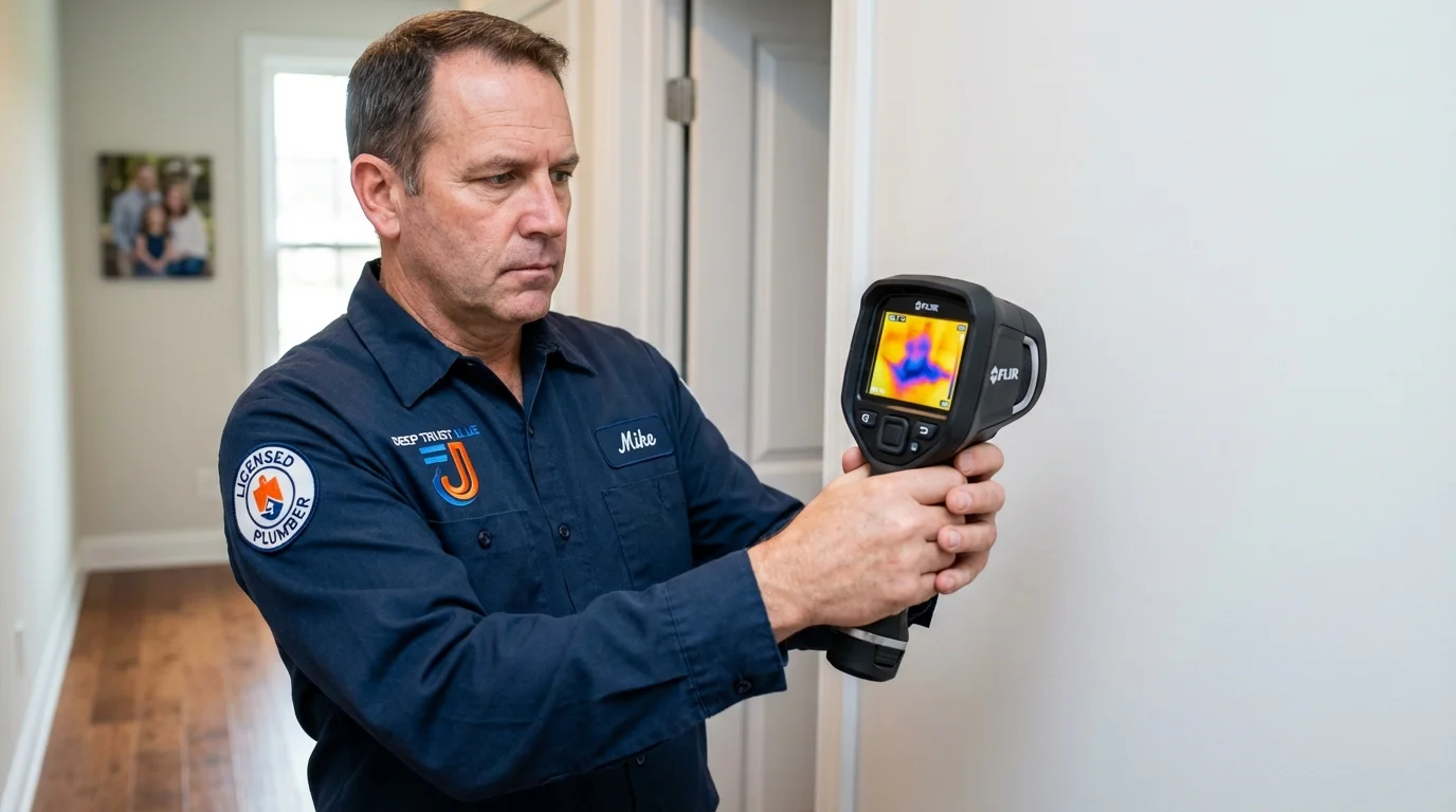 Thermal imaging leak detection by Johns Plumbing LLC in Moonachie